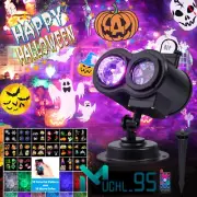 Halloween Projector Lights Outdoor Christmas Snowflake Projectors with Remote