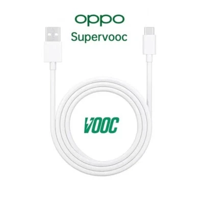Genuine OPPO 5A 6.5A Super VOOC Charging Cable 1 Metre Usb-A to USB-C/ TYPE-C
