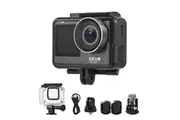 SJCAM SJ11Active Action Camera Portable Mini Camera 4K Ultra HD 20MP Waterproof Anti-shaking Dual Screen Support Live Streaming with Waterproof Case Adapters