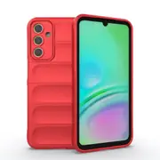 For Samsung Galaxy A15 5G & A15 4G Case - Wavy Shield TPU + Flannel Cover, Red