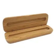 Portable Bamboo Wooden Fountain Pen Display Box Case Container Gift