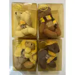 金莎熊 金莎巧克力 紀念品 絕版品 小熊玩偶 迷你熊