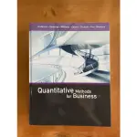 二手原文教科書｜數量方法QUANTITATIVE METHODS FOR BUSINESS 13E