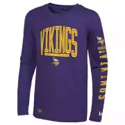 NFL Shirt Minnesota Vikings Long Sleeve Combine Authentic Football