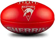 Sherrin Sydney Swans AFL Super Soft Touch Football, Red, Size 3