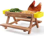 Boulphia Chicken Feeders and Waterers, Chicken Feeder No Waste Kit with Chick...
