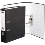 Marbig Lever Arch File Foolscap 2 Ring Board Black