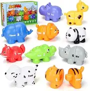 Toddlers Toys for 2 3 4 5 Year Olds Boys,Montessori Learning Toys for 18-24-36 Months Kids Educational Sensory Toy Age 2 3 4 5 Girls Farm Animal Number Matching Toy (20 pcs)