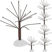 6pcs Mini Tree Model Bare Branch Tree Tabletop Tree Village Displays Tree Fake Tree Model Trees Mini Artificial Tree Mini Tree Ornaments Miniature Trees Display Tree Coffee Plastic