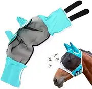 Horse Fly Face | Breathable Horse Fly Face | Adjustable Facial with Earmuffs, Eye Protection Comfort Horse Supplies, Maximum Protection, 3 Sizes