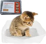 Cat Liter Liners Bag, 10 Drawstring Sifting Cat Liter Bags, Reusable Liter Box Liners, Thick Scratch Resistant Cat Liter Bags for Pet Cat Liter Box