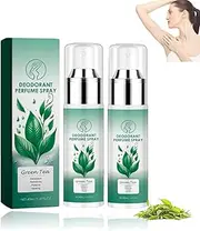 Green Tea Armpit Spray,Green tea and cherry blossoms,Underarm Toner Eliminates Any Body Odor,Refreshing for Long-Lasting,Sensitive Skin Friendly (2)