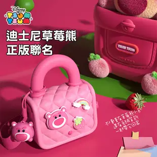 【正版迪士尼】草莓熊手提小挎包 兒童側背包 兒童包包 小孩包包 平輸品