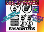 E85 Ethanol Vinyl Sticker Car Decal jerry can Petrol JDM Drag drift Race Dyno