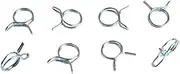 20pcs M6/7/8/9/10/11/12/13/16/18 Fuel Line Hose Tubing Spring Clips Clamps Assortment Kit for Motorcycle Scooter ATV(8mm)