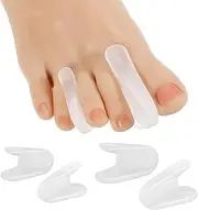 9Pair Gel Toe Separators for Bunions Silicone Toe Spacers Bunion Corrector for Feet Pain Relief Soft Flared Toes Spreader Straightener Gel Protectors for Women Men Overlapping Toes Correcting Aligning