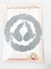 LA-LA LAND CRAFTS DIES - KOI CIRCLE - 8132 - BRAND NEW