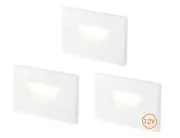 CLOUDY BAY 12V Low Voltage 3 Color Indoor and Outdoor LED Step Light,3000K/40...