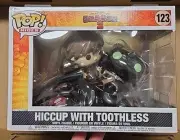 FUNKO POP RIDE Hiccup & Toothless #123 How Train Your Dragon Movies Dreamworks