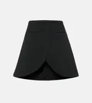[Courreges] Courrèges Twill miniskirt AU 16 black