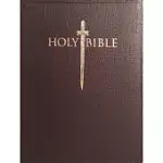 KJVER SWORD STUDY BIBLE: KING JAMES VERSION EASY READ, BURGUNDY GENUINE LEATHER, PERSONAL SIZE: SPECIAL MARGIN EDITION