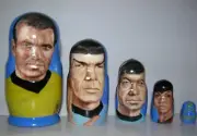 Star Trek Classic nesting doll handmade