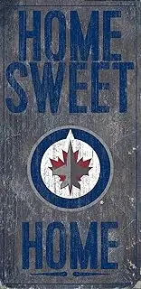 Fan Creations NHL Winnipeg Jets Unisex Winnipeg Jets Home Sweet Home, Team Color, 6 x 12