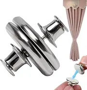 5 Window Curtains Fastener | Metal Light Leakage Prevention Buttons for Curtains, Tablecloths, Shower Liners | Quick to Use Magnet Clasps for Comfort Sleeping