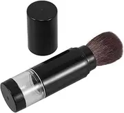 HONMEET Automatic Spray Makeup Brush Makeup Brushes Highlighter Retractable Makeup Brush Double Sided Eyeshadow Brushes Dual Sided Makeup Brush Black Artificial Fiber