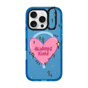 iPhone 16 Pro Impact Ring Stand Case MagSafe Compatible Always Kind by DoodleGems