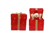 LED Pop Up Gingerbread in Present