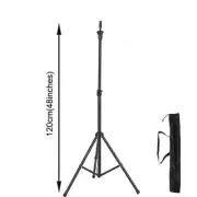 120Cm Wig Stand Tripod For Mannequin Head Hairdressers Training Holder