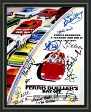 Ferris Bueller's Day Off - SIGNED CAST - A4 PHOTO POSTER - HIGH GLOSS PRINT