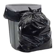 33 Gallon Trash Bags - 1.5 MIL eq Black Heavy Duty Trash Can Liners - 33" x 3...