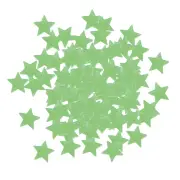 100 pcs 3D Glow in The Dark Star Stickers,Glow Stickers,Glow in The Dark Stars for Ceiling,Fantastic Wall Stickers,Green