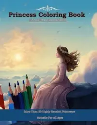 在飛比找博客來優惠-Princess Coloring Book For Kid