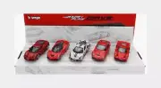 1:64 BURAGO Ferrari Set 488 Gtb Enzo 488 Pista F-12 Berlinetta Laferrari BU56125