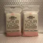 2x Daily Concepts Your Facial Mini Scrubber Travel Make-up Remover & Exfoliating