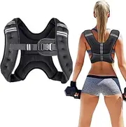Weighted Vest,5KG Weight Vest for Men Women，Exercise Weighted Vests with Reflective Stripe Adjustable Buckle,Exercise Weighted Vests for Running Training Workout Jogging Walking Gym Strength Training