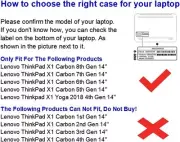 Lenovo ThinkPad x1 Yoga 4 Gen Case Cover 14 Inch Laptop( Not fit Compatible for