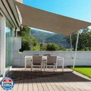 PureFit Rectangle Sun Shade Sails Outdoor 16 x 20 ft - Sun Protection Sunshad