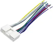 car Radio Wiring Harness Car Audio Stereo Wiring Harness Adapter Plug Male, for Mazda, for 2 3 5 6 8, for Mazda, for CX5 CX7 Radio CD DVD Stereo