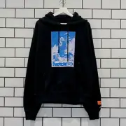 HERON PRESTON CAPTCHA HOODIE BLACK