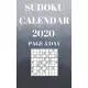 sudoku calendar 2020 page a day: sudoku printable with answers
