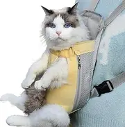 Pet Carrier Backpack – Legs Out Travel Bag, Dog Front Carrier | Head Out Small Dog Backpack, Breathable Adjustable Pet Holder, Secure Cat Puppy Backpack for Biking, Daily Walks, Outdoor Adventures