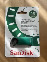 SanDisk Cruzer Dial 16GB USB Flash Drive NEW