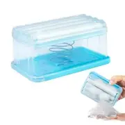 Soap Lather Laundry Box Storage Foaming Soap Box Holder Soap Box With Rollers So