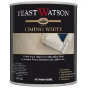 Feast Watson TIMBER LIMING WHITE Oil Based Tintable Milky Look MATT 500ml or 1L