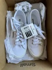 Superga 2750 COTU White Classic Casual Sneakers Women's Size 35 1/2 NEW
