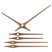 Clock Hands Kit, 3 Set Wooden Mechanism Clock Hand Parts for 10 Inch Clock, H1